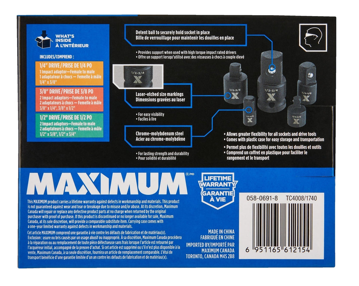 Impact Adapter Set with Case, 5-pc C6N7 - product image 5