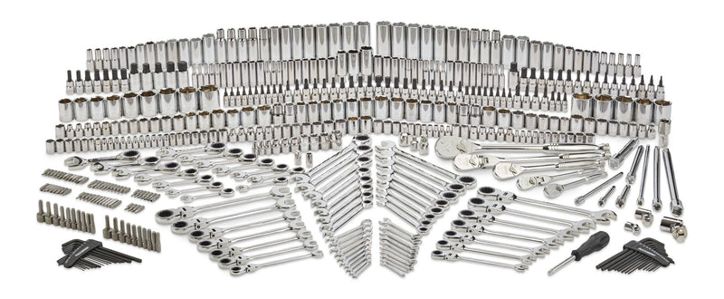 Master Socket & Wrench Set, 500-pc, CRV, Nickel-Chrome Plating P0S6