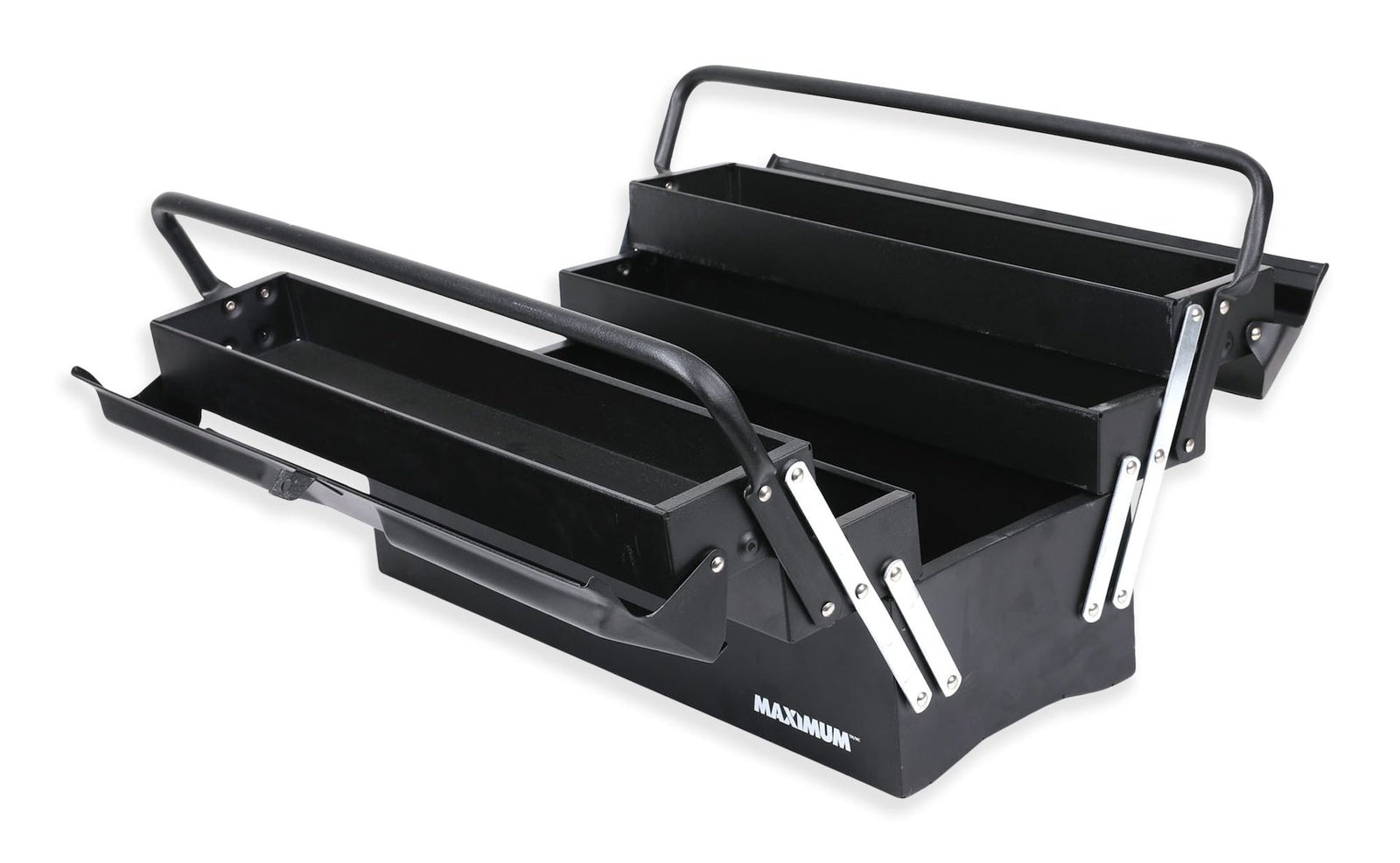 Portable 5-Tray Cantilever Tool Box, Black, 21-in H6E1 - product image 3