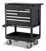 Rolling Mechanics Tool Cart with 5 Drawers, Black, 30-in O7T1 - product image 1