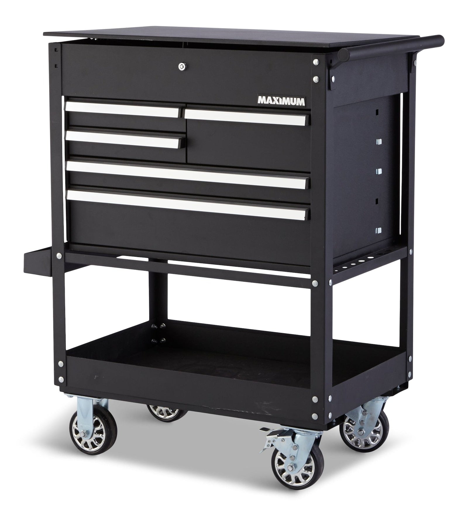 Rolling Mechanics Tool Cart with 5 Drawers, Black, 30-in X3R2 - product image 1