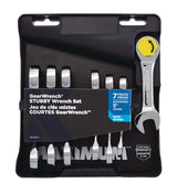 Stubby Ratcheting Wrench Set, Metric, Nickel-Chrome Plating, 7-pc Z5R0 - product image 4