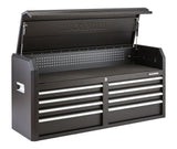 Tool Storage Chest, Built-In Power Bar with USB, 8-Drawer, 56-in, Matte Black Z7F2 - product image 1