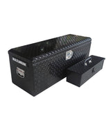 Truck Chest Box with Portable Tool Box, Black, 35.5-in M3L7 - product image 2