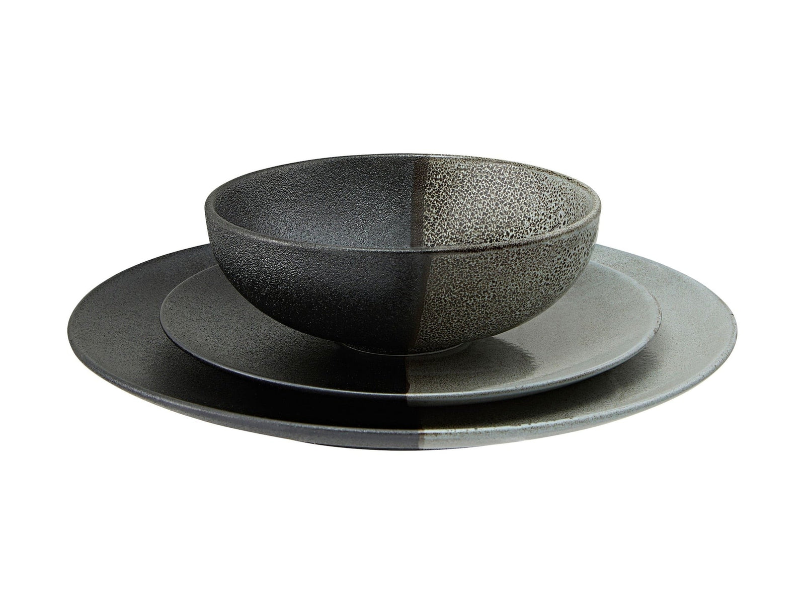 & Williams Umi Porcelain Dinnerware Set, Serves 4, 12-pc, 2-Tone Reactive Glaze P4C1 - product image 1