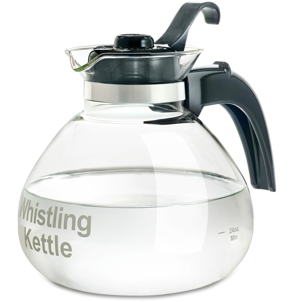 1.4L Glass Whistling Stovetop Kettle, Dishwasher Safe M7Q3 - product image 1