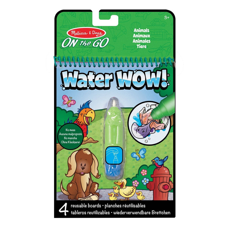 On the Go Water Wow! Reusable Water-Reveal Activity Pad - Animals F1S6
