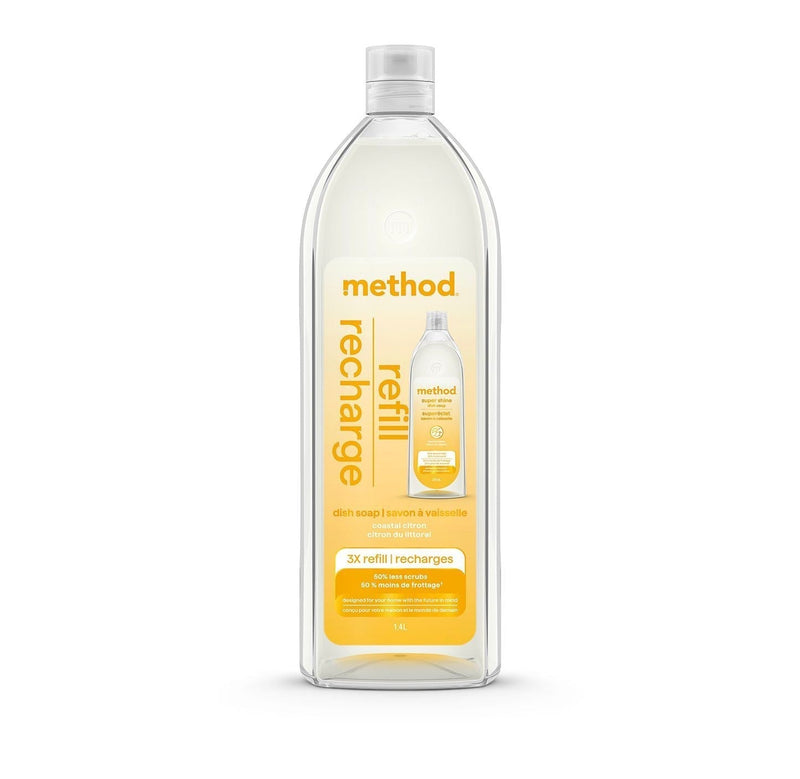 Super Shine Liquid Gel Dish Soap 3x Refill, Various Scents, 1.4-L J6F8