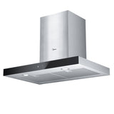 Glass 450CFM T-Shape Kitchen Exhaust Fan Range Hood with Gesture Controls, Stainless Steel, 30-in X8Y8 - product image 1