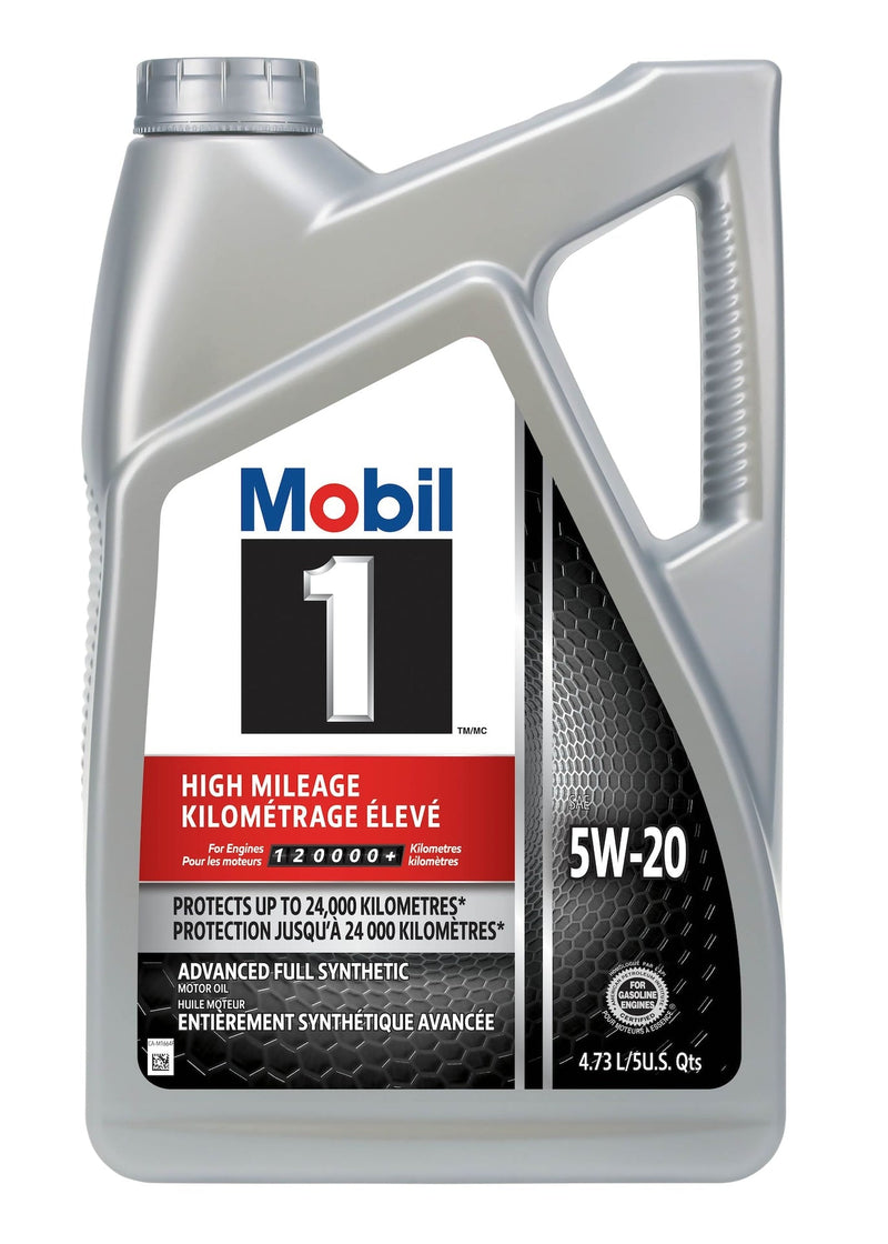 1 High Mileage 5W20 Synthetic Engine/Motor Oil, 4.73-L N5M9