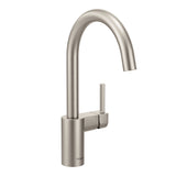 Align Single Handle High Arc Modern Pull Down Sprayer Kitchen Faucet, Stainless Steel A5Z9 - product image 1