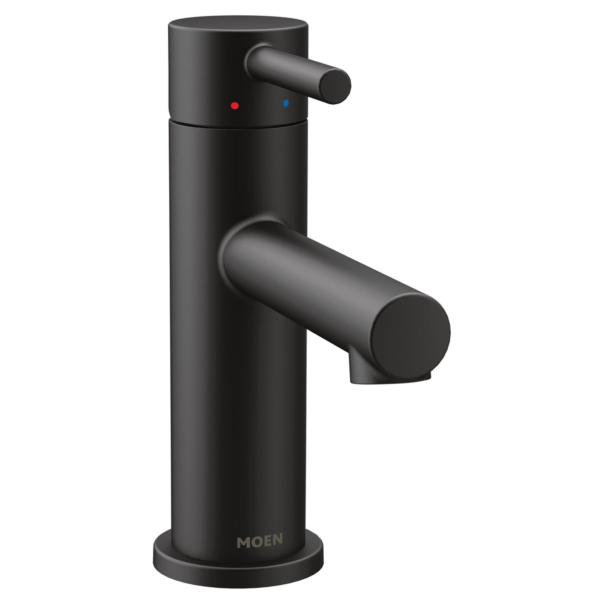 Align Single Handle Single Hole Bathroom Sink Faucet, Matte Black X7F1 - product image 1