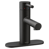 Align Single Handle Single Hole Bathroom Sink Faucet, Matte Black X7F1 - product image 2