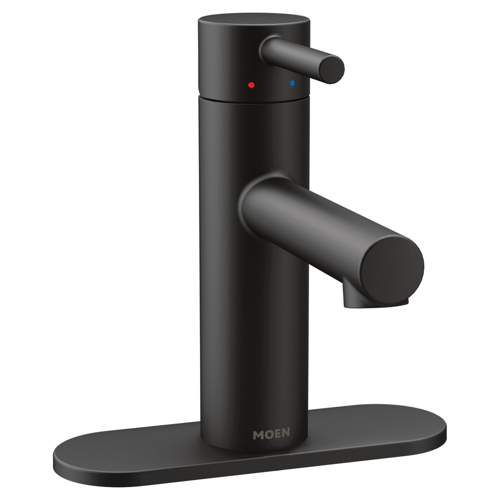 Align Single Handle Single Hole Bathroom Sink Faucet, Matte Black X7F1 - product image 2