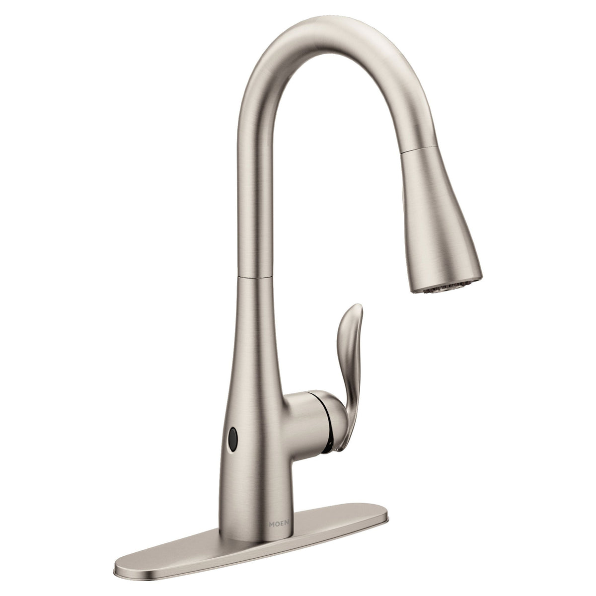 Arbor Single Handle Touchless Pull Down Spot-Resist Sprayer Kitchen Faucet with MotionSense & Power Clean, Stainless Steel E3K9 - product image 1