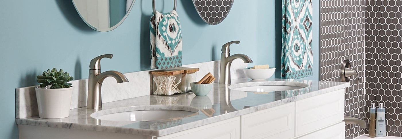 Lindor Single Handle Bathroom Faucet, Spot Resist Brushed Nickel V5M6 - product image 5