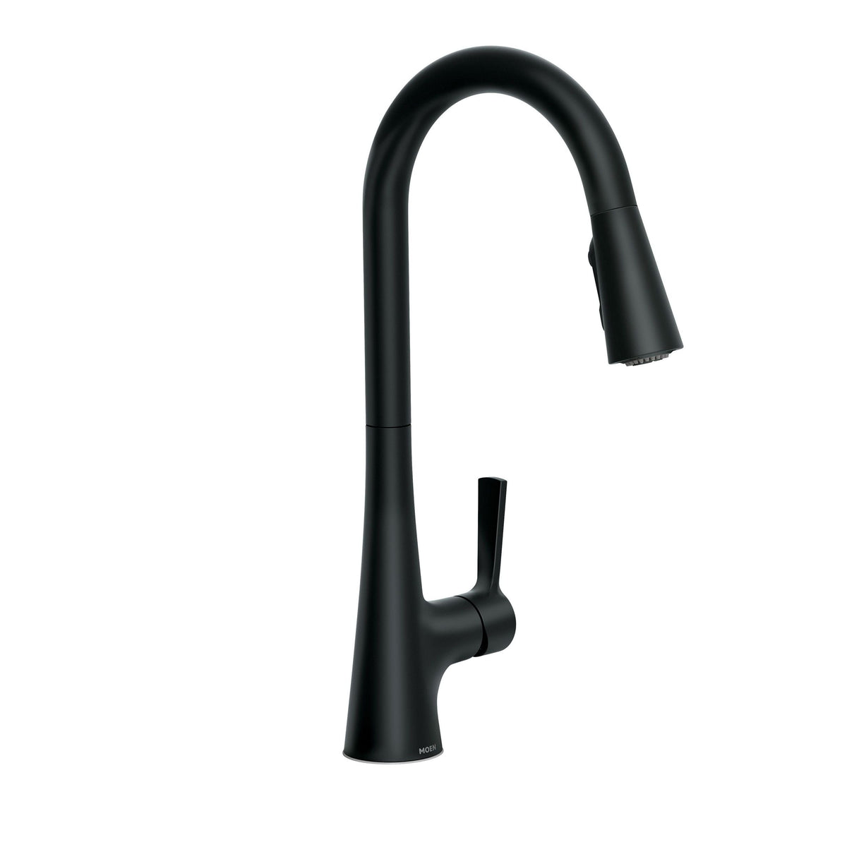 Mikah 1-Handle Pull Down Kitchen Faucet, Matte Black A2E8 - product image 1