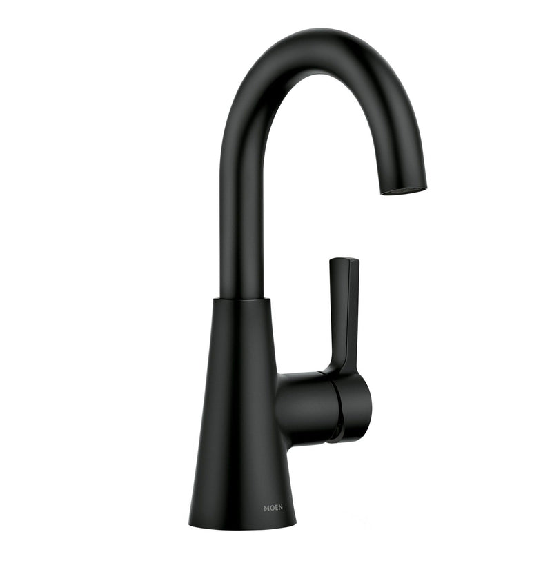 Mikah Single Handle Bathroom Faucet, Matte Black V6R3