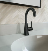 Mikah Single Handle Bathroom Faucet, Matte Black V6R3 - product image 3