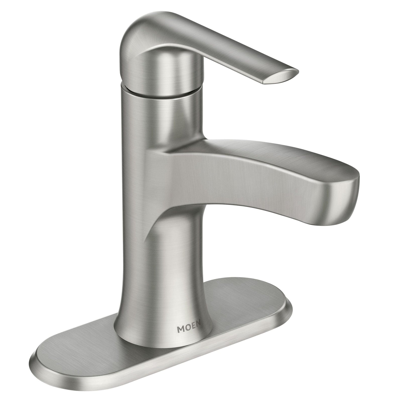 Tilson Single-Handle Brushed Nickel Bathroom Lavatory/Bathroom Sink Faucet with Spot Resist E4P0 - product image 2