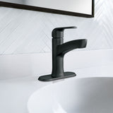 Tilson Single-Handle Matte Black Bathroom Lavatory/Bathroom Sink Faucet G6C0 - product image 4