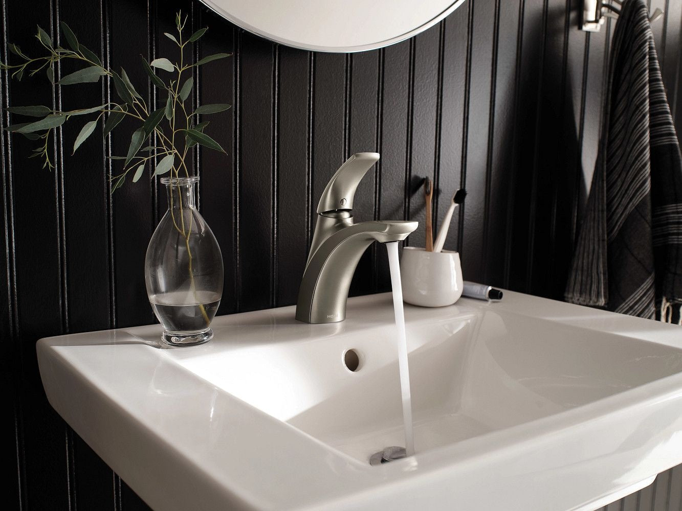 Zarina Single Handle Bathroom Faucet, Spot Resist Brushed Nickel A8J8 - product image 4