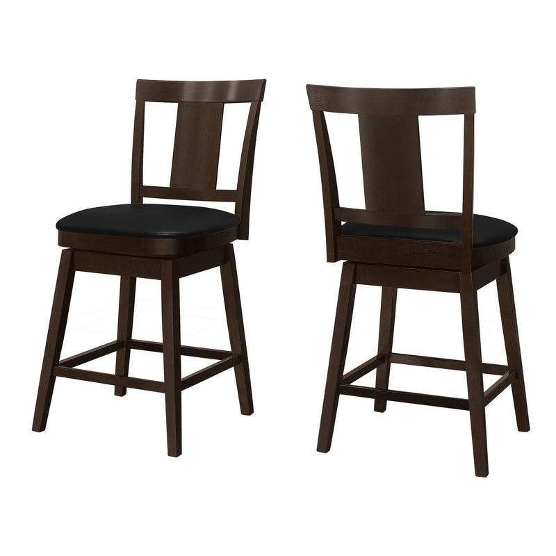Specialities Panel Swivel Barstool Set, 39-in, 2-pc X5S6