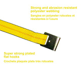 10,000-lb Commercial Ratchet Tie Down Strap, with Flat Hook, 2-in x 27-ft Z6H8 - product image 3