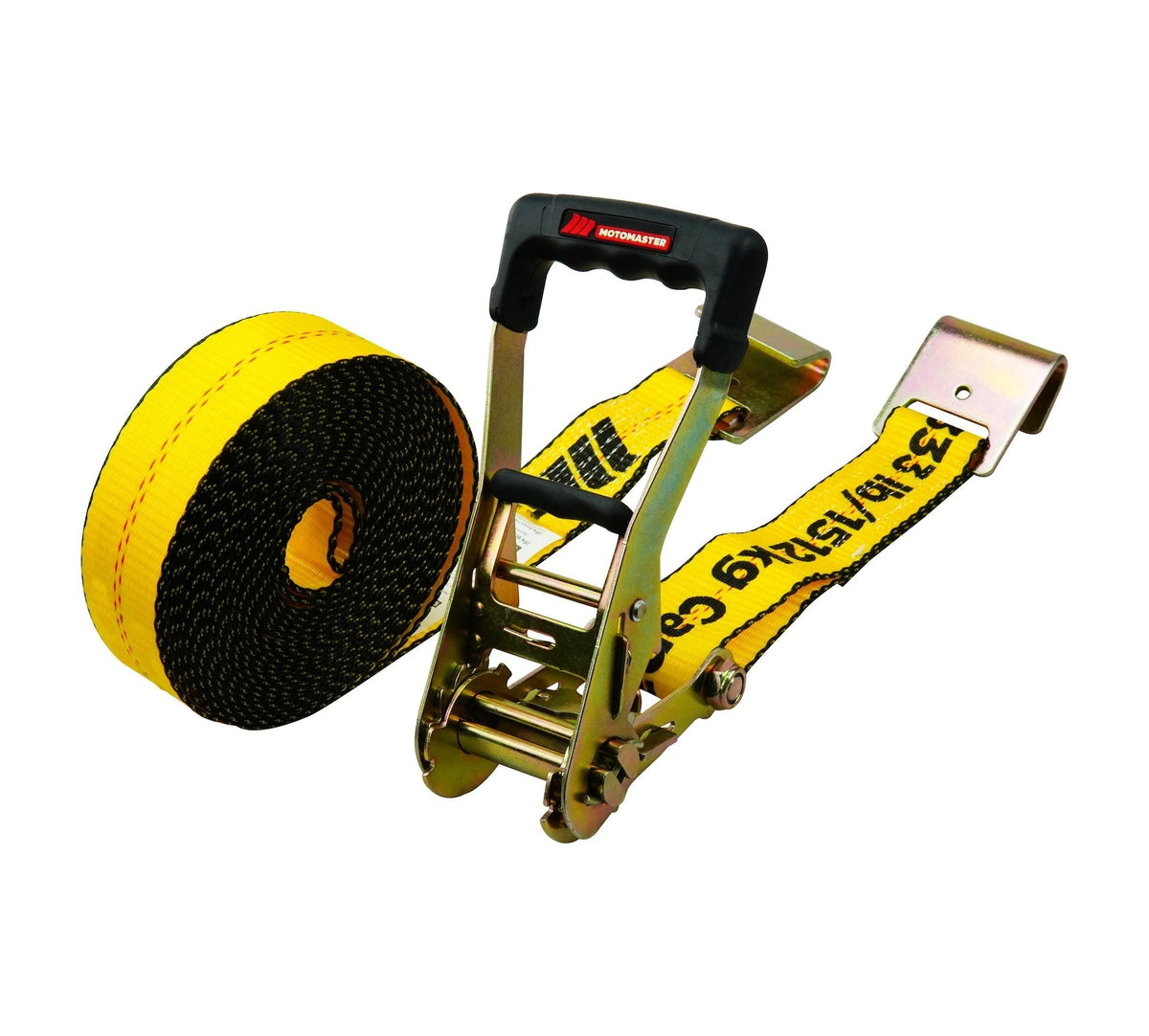 10,000-lb Commercial Ratchet Tie Down Strap, with Flat Hook, 2-in x 27-ft Z6H8 - product image 4