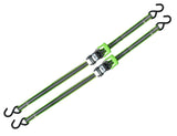1,500-lb Reflective Ratchet Tie-Down Strap with Padded D-Handle, 1-in x 12-ft, 2-pk H1I1 - product image 5