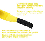 22,500-lb Recovery Strap with Loop Ends, 3-in x 30-ft H3D3 - product image 2