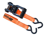 3,000-lb Heavy Duty Ratchet Tie Down Strap, 1.25-in x 14-ft, 4-pk X5O4 - product image 7