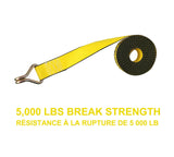 5,000-lb J-Hook Winch Strap, 2-in x 10-ft A3A6 - product image 3