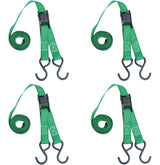 900-lb Cambuckle Tie-Down Straps, Weatherproof, 1-in x 10-ft, 4-pk O0D6 - product image 3