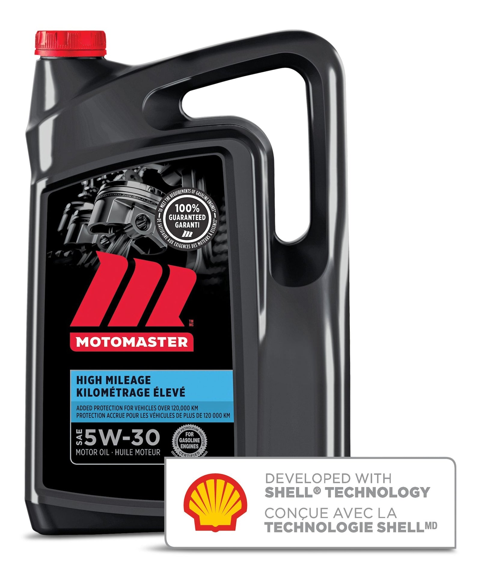 High Mileage 5W30 Conventional Engine/Motor Oil, 5-L B0I8 - product image 1