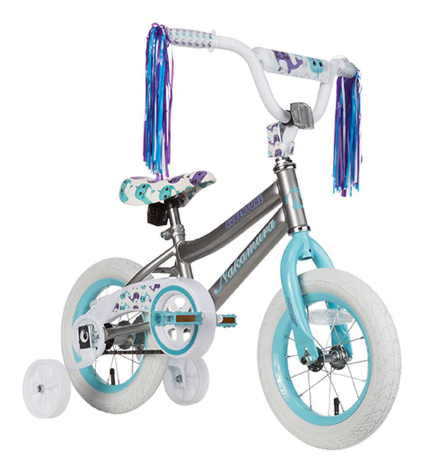Adventure Kid's Bike, Silver, 12-in J9T8