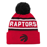 Raptors Jacquard Cuffed Knit With Pom, Acrylic Knit, Regular Size E0Q3 - product image 1