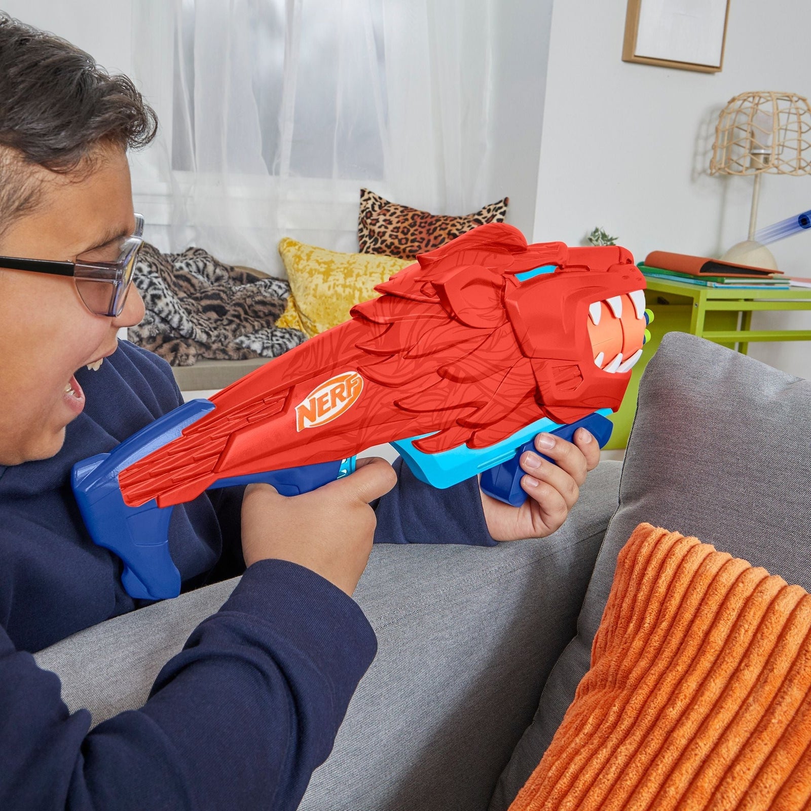 Junior Wild Lionfury Easy-Play Dart Blaster, Includes 16 Darts, Ages 6+ W2W5 - product image 7