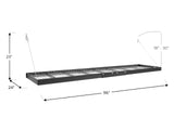 New Age Pro Series Wall Mounted Steel Shelf, 2-ft x 8-ft Z2V7 - product image 3