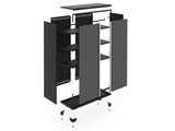 Bold Series Lockable 24-Gauge Steel RTA Storage Locker with 3 Shelves, Grey/Black, 48-in U3C7 - product image 2
