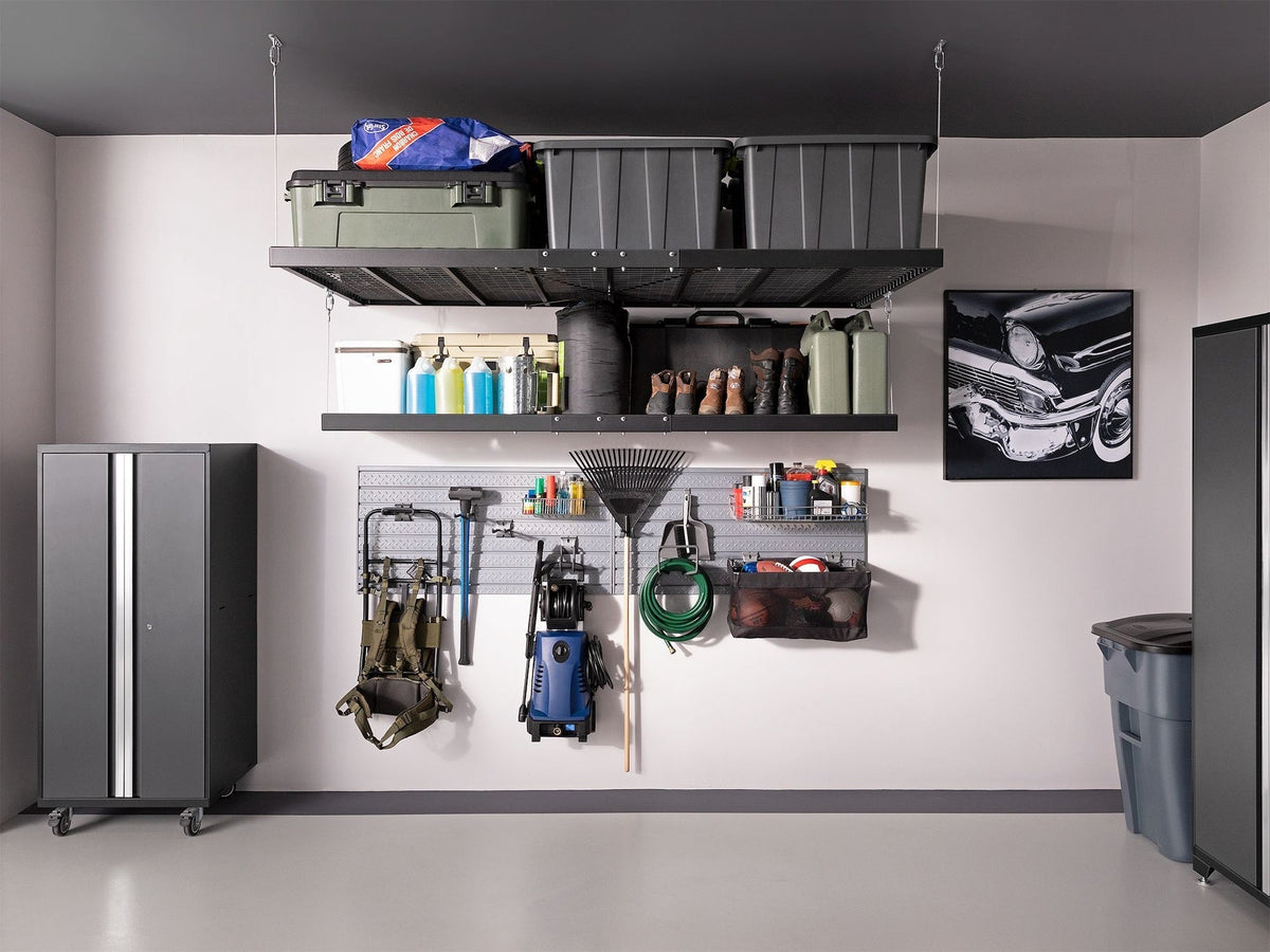 Pro Series Wall Mounted Heavy-Duty Steel Shelf, 600-lb Capacity, 4-ft x 8-ft F7M1 - product image 5