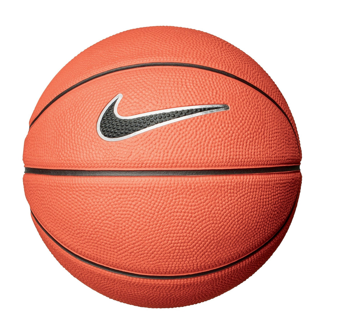 Skills Mini Kids' Indoor/Outdoor Rubber Basketball, Size 3 (22.5-in), Amber/Black/White S8C2 - product image 2