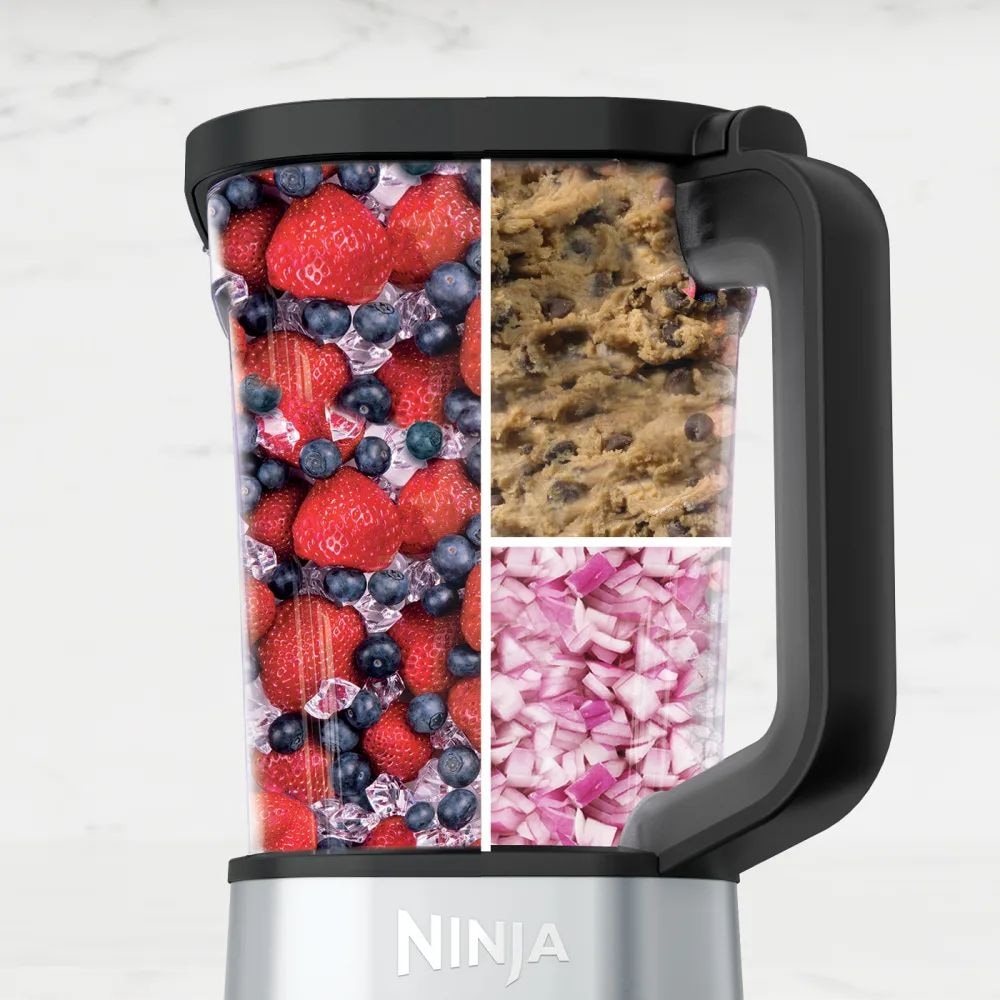 Foodi Power Blender & Processor System with Smoothie Bowl Maker & Nutrient Extractor, Silver, 1400W X2A4 - product image 2