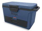 FrostVault 50-Quart Portable Hard Cooler with DryChill Drawer, Blue, 47-L T9Z1 - product image 1