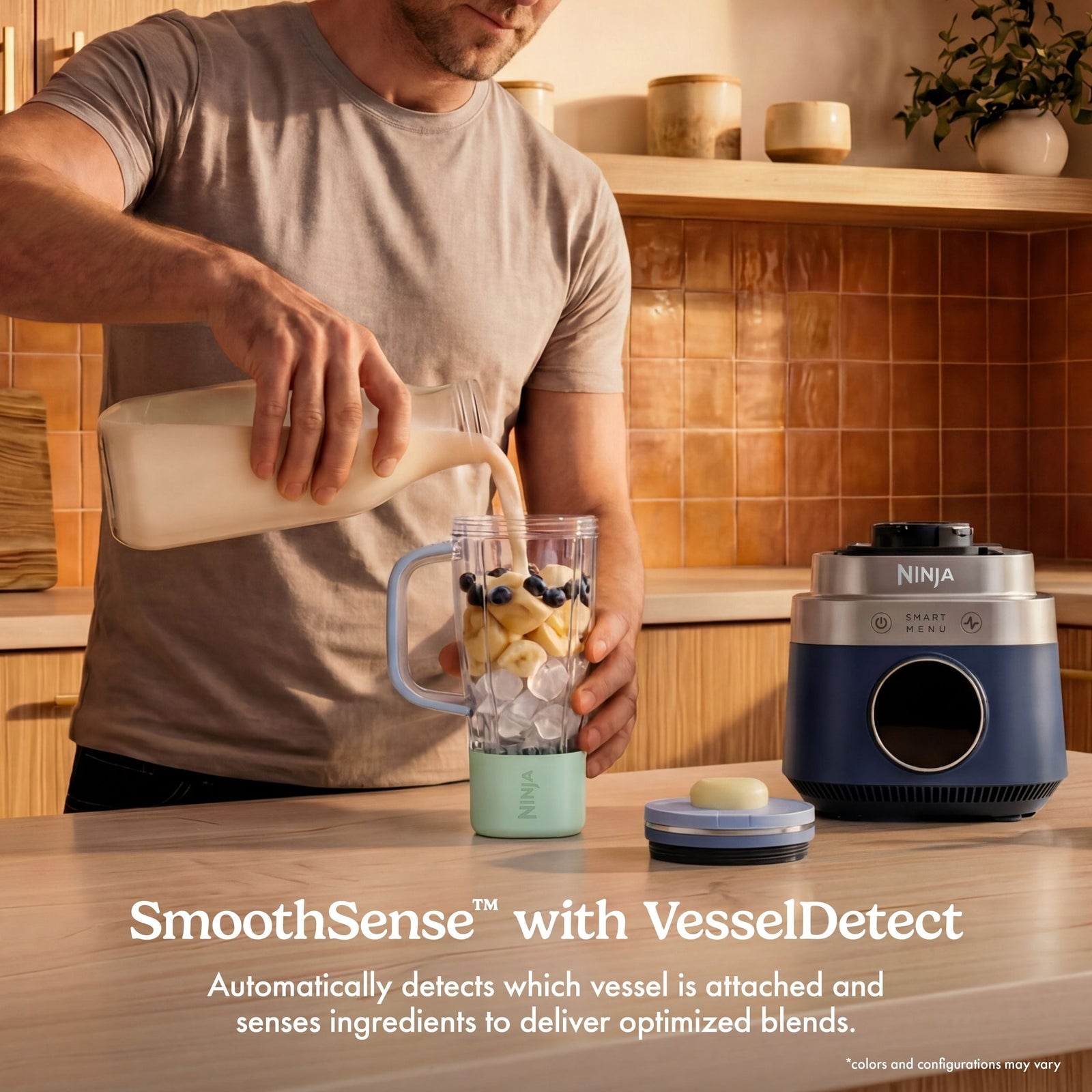 Luxe Adaptive Crushing Blender and Single-Serve System E7X4 - product image 4