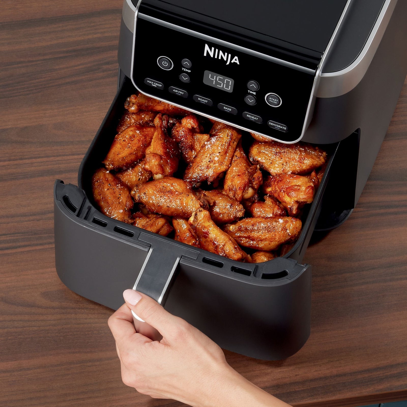 Pro XL 6-in-1 Air Fryer with Non-Stick Basket & Recipe Book, 6.5-qt N9M6 - product image 7