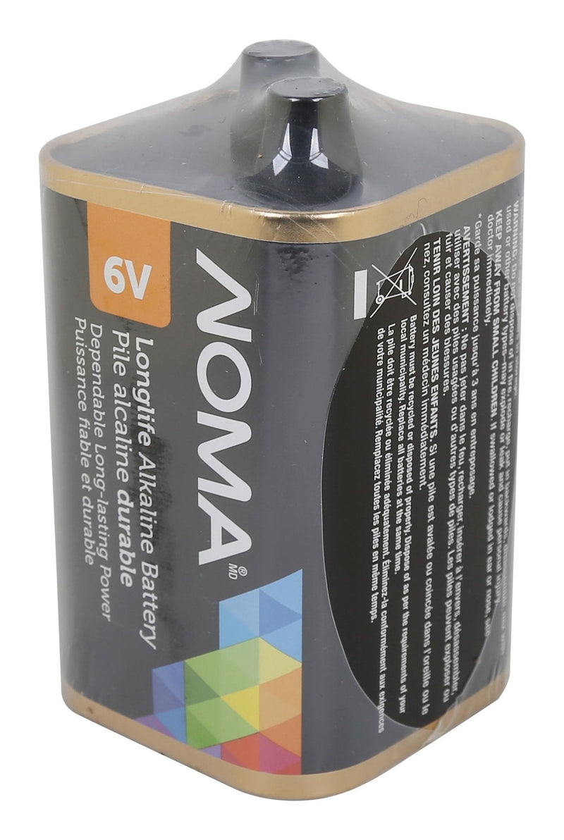 1-pk 6V / 6 Volt Square Alkaline Lantern Battery, Long Lasting S4V7