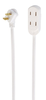 15-ft 16/2 Indoor Extension Cord, 3 Outlets, Flat Plug, White L4D1 - product image 4