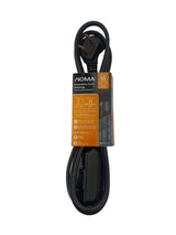 5' 16/2 Light Duty Extension Cord with 3 Outlets, Black C8O8 - product image 1