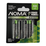 900mAh AA Solar Rechargeable Batteries, 900mAh, 4-pk B3Y8 - product image 1
